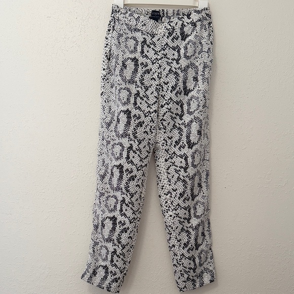 J. Crew Pants - J. Crew Monochrome Animal Print Pants